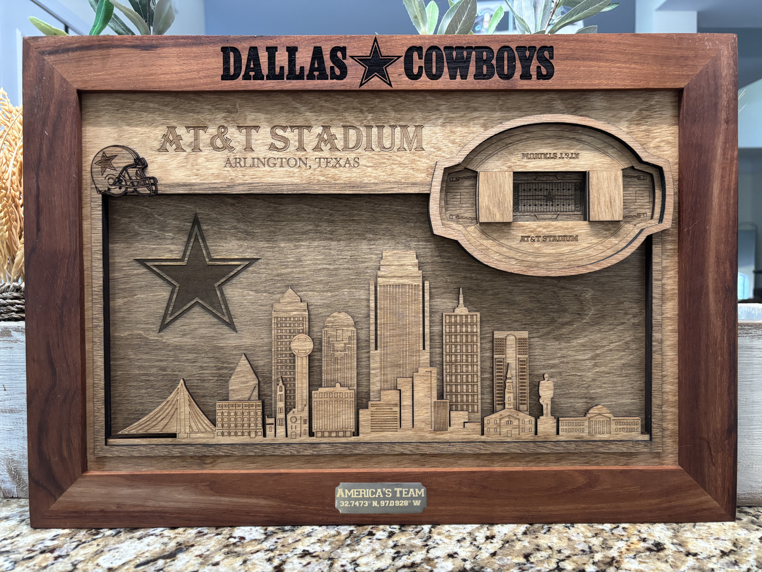 Wood Dallas Cowboys Stadium